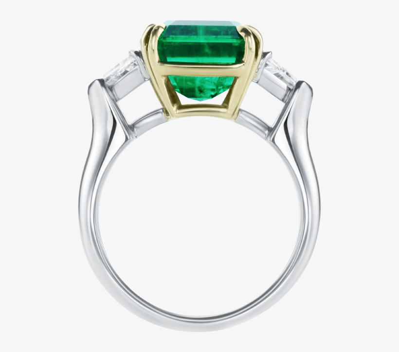 Classic Winston ™ Emerald Cut Emerald Ring, transparent png #2195934