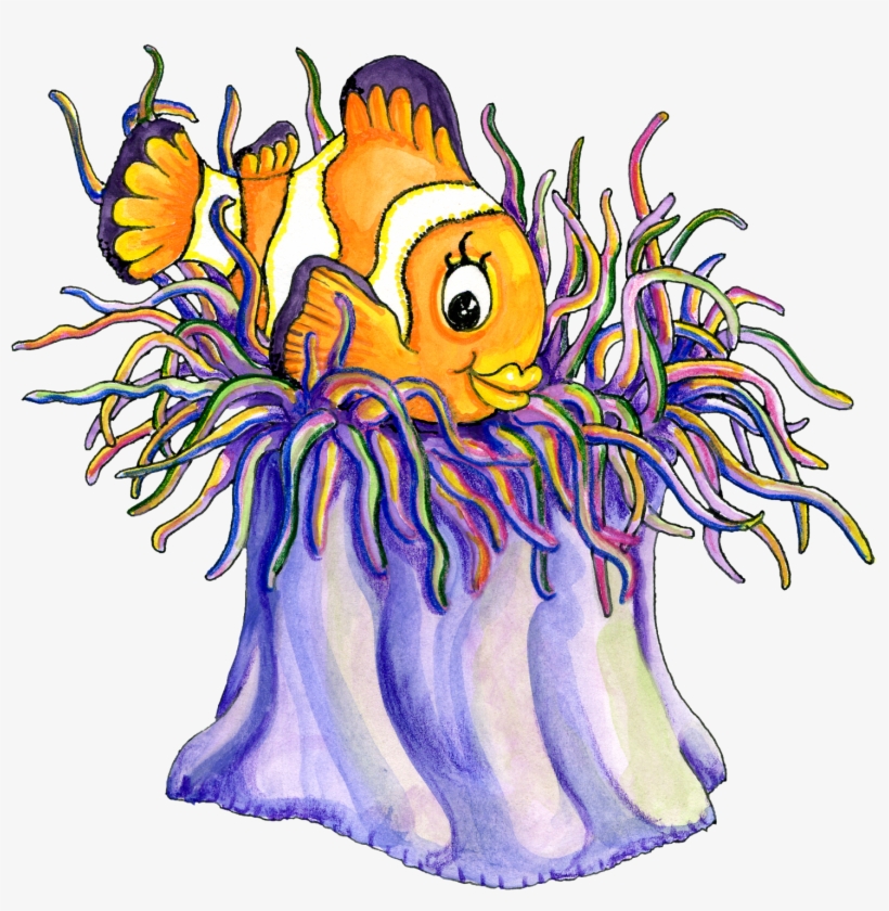 Cartoon Clown Fish - Png Clownfish, transparent png #2196121