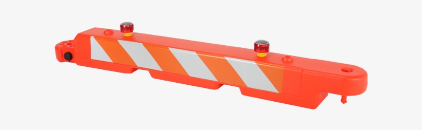 Plastic Airport Barricade 10x96x10 - Low Profile Barricades, transparent png #2196171