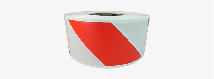 Red And White Barricade Tape - Circle, transparent png #2196342