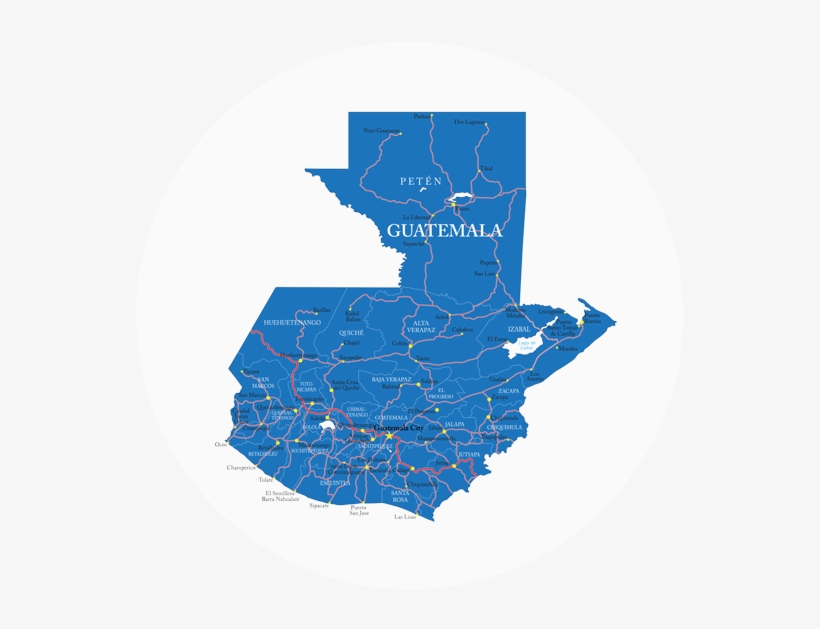 Mapa De Guatemala Vector, transparent png #2196345