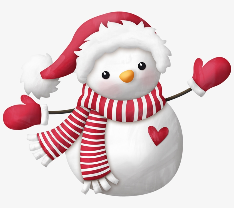 snowman clipart with christmas lights