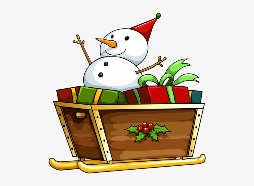 Xmas Pictures, Xmas Pics, Snowman Clipart, Christmas - Santa Claus En Camino, transparent png #2196541