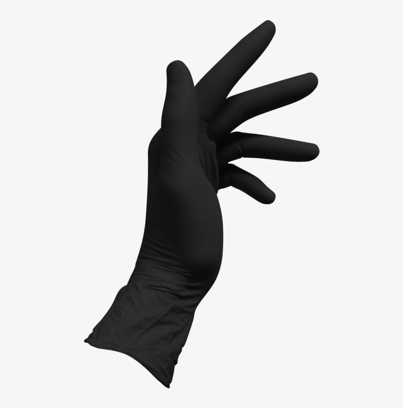 Transparent Gloves Black Graphic Transparent Stock - Black Glove Png, transparent png #2196562