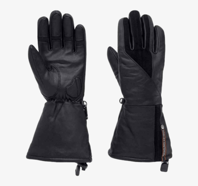 Women's Gage Leather Gauntlet Gloves - ハーレーダビッドソン レディース スゲージレザーガントレットグローブ - 98354-17vw, transparent png #2196606