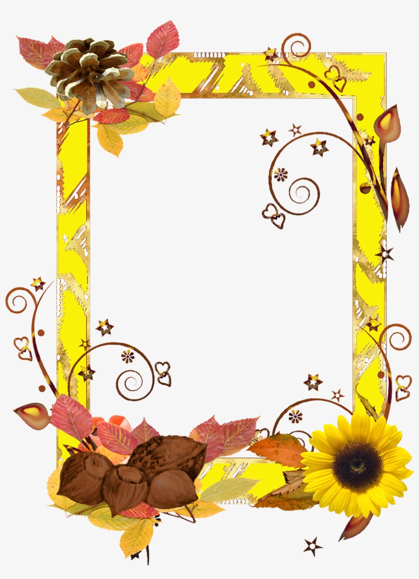 Flower Frame Png, File Size, Backgrounds Free, Resolutions, - Portable Network Graphics, transparent png #2196639