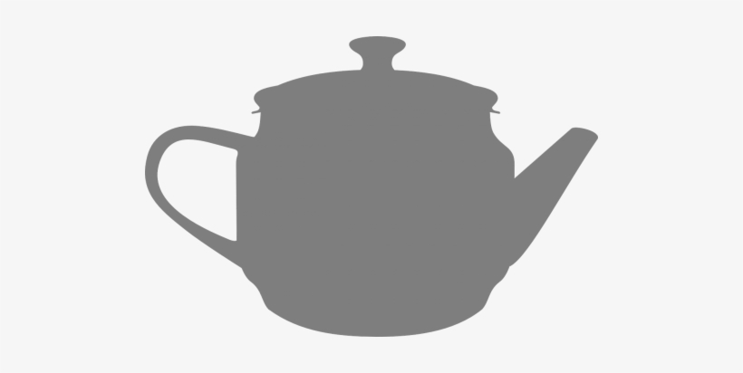 Vector Graphics,free Illustrations - Tea Pot Silhouette Png, transparent png #2197054