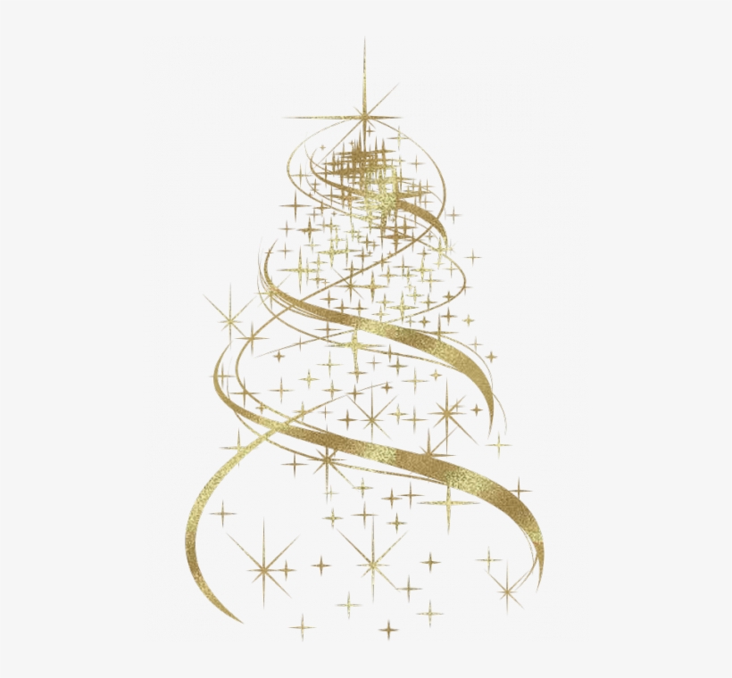 Pin By R Artis On Christmas In 2018 - Gold Christmas Tree Transparent Background, transparent png #2197232