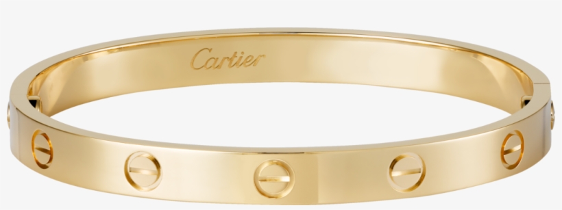Love Braceletyellow Gold - Cartier Love Bracelet, transparent png #2197619