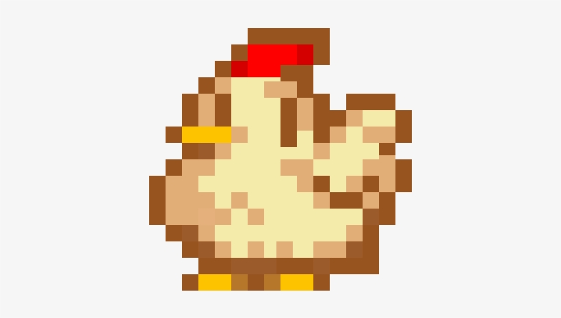 Pixilart - Stardew Valley Chicken Logo, transparent png #2197908