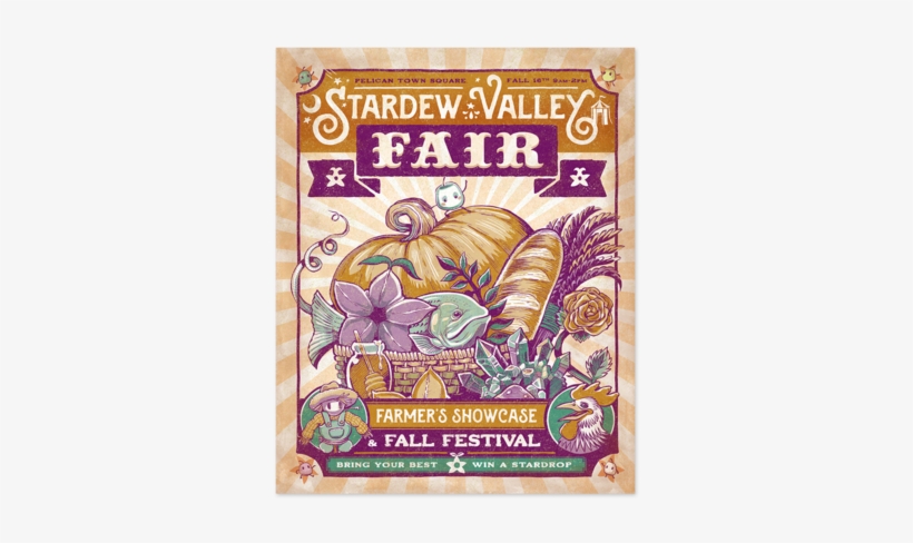 Stardew Valley Fair Poster Stardew Valley Fanart Poster Free Transparent Png Download Pngkey
