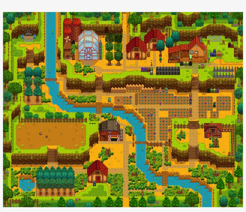 Stardew Valley Mining Farm Layout, transparent png #2198309