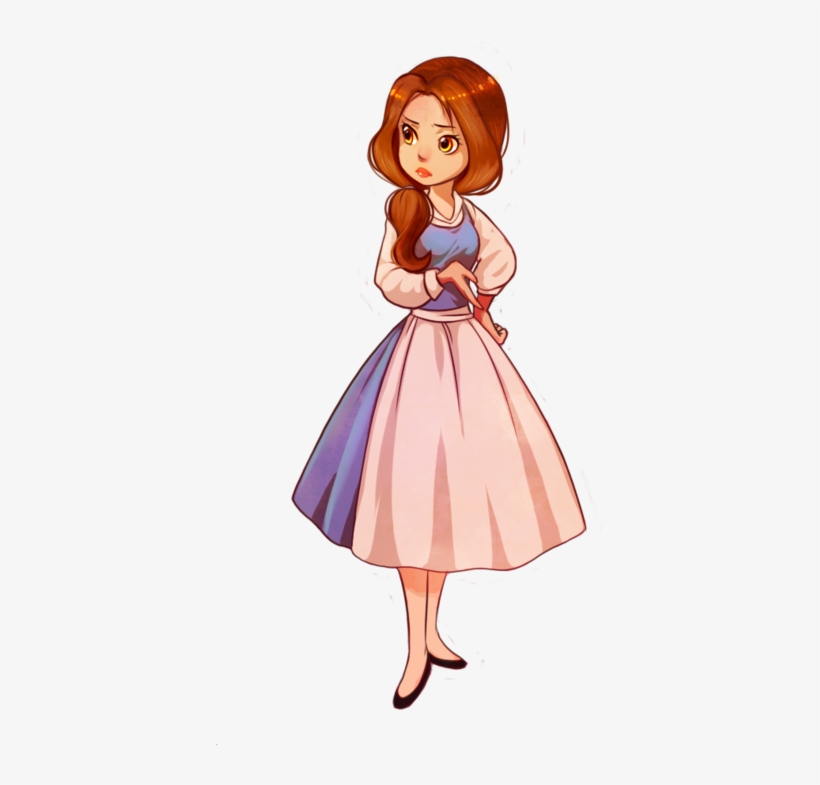 That Belle Fine Art Quality Print - Cute Drawings Of Belle, transparent png #2198852