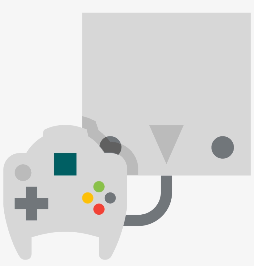 Dreamcast Icon In Flat Style - Game Controller, transparent png #2199187