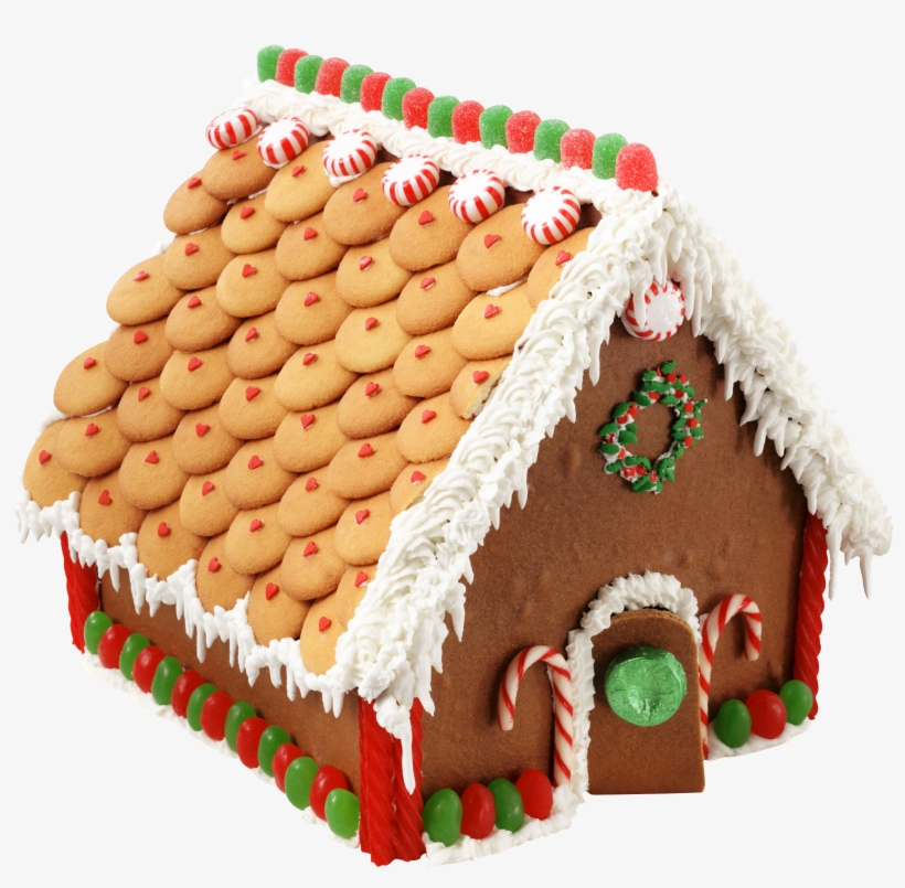 Large Transparent Gingerbread House Png Picture - Gingerbread House Decorating, transparent png #2199287