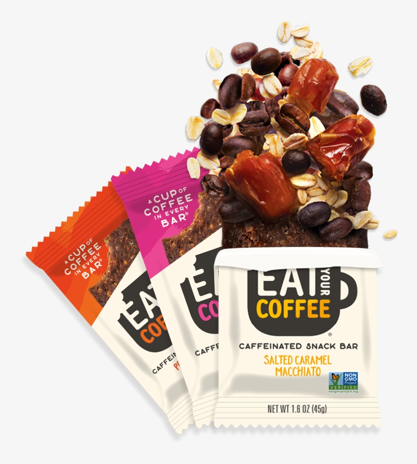 Eat Your Coffee Caffeinated Snack Bars - Snack, transparent png #2199382