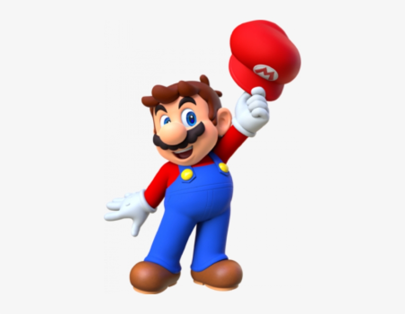 Mangomario - Mario Without His Cap, transparent png #2199544