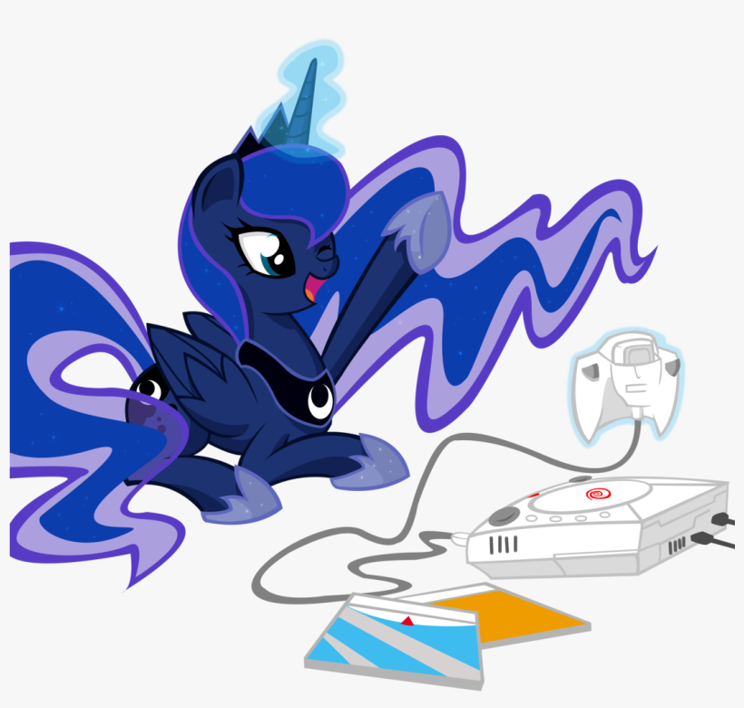 Danmakuman, Gamer Luna, Princess Luna, Safe, Sega Dreamcast - Princess Luna, transparent png #2199596
