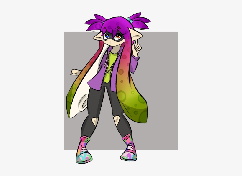 Nagisa Inkling Oc - Splatoon, transparent png #2199711