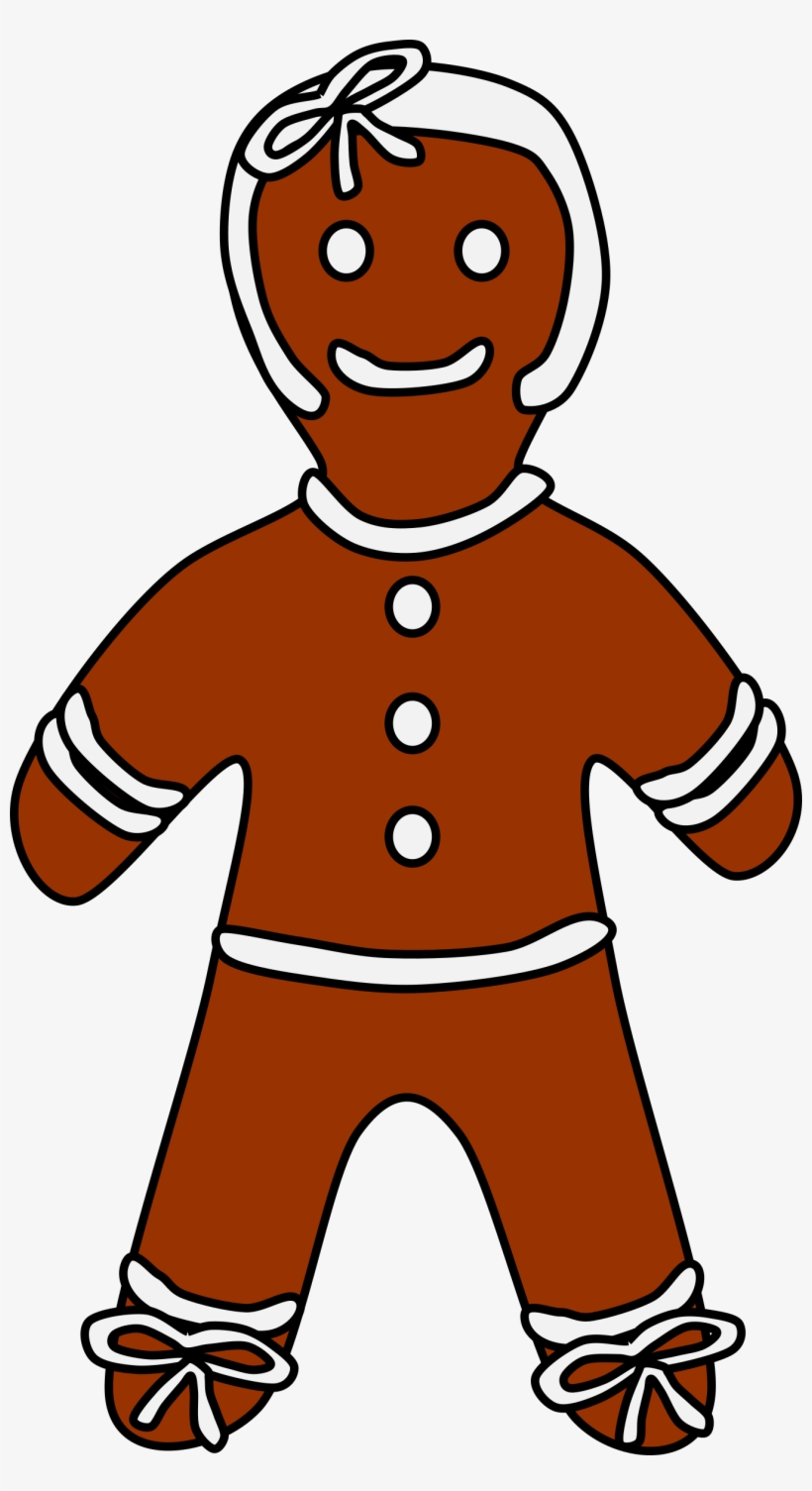 This Free Icons Png Design Of Gingerbread Girl, transparent png #2199809