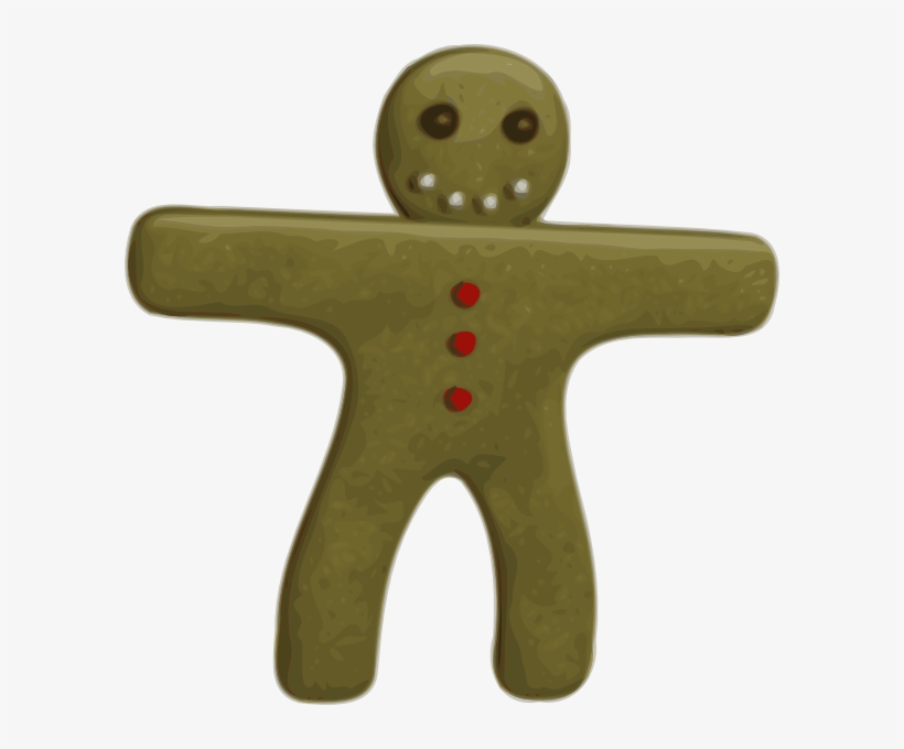 Gingerbread Man Clipart Png For Web, transparent png #2199924