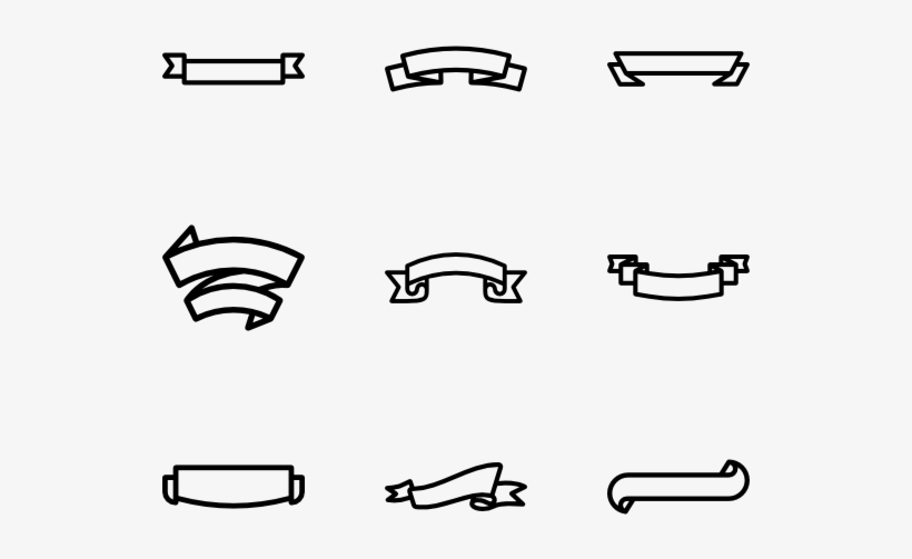 Lineal Ribbons - Icon, transparent png #220031