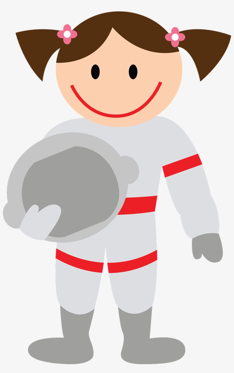Girl Party Astronaut - นัก อวกาศ ผู้หญิง การ์ตูน, transparent png #220034