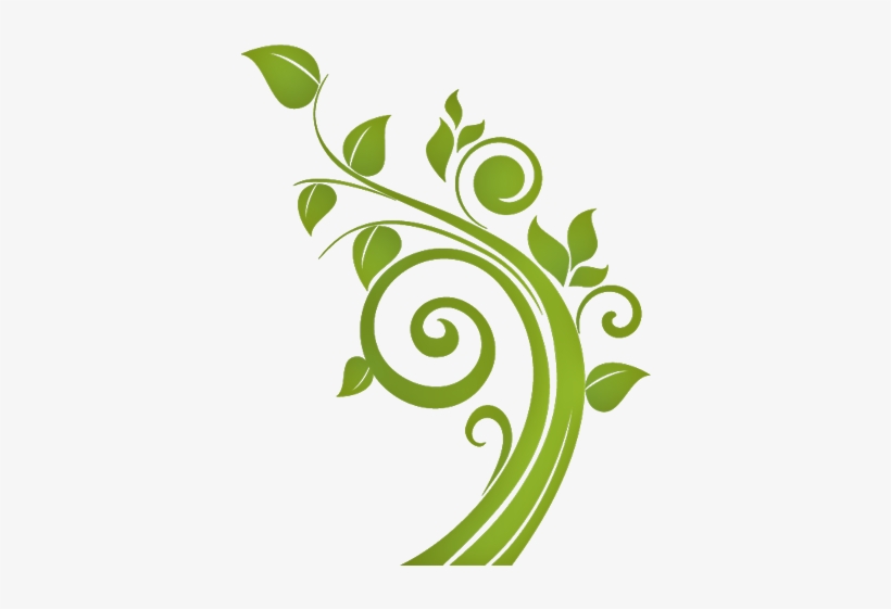 Gd Ss Leaf Swirl - Wall Sticker Floral Vine, transparent png #220259