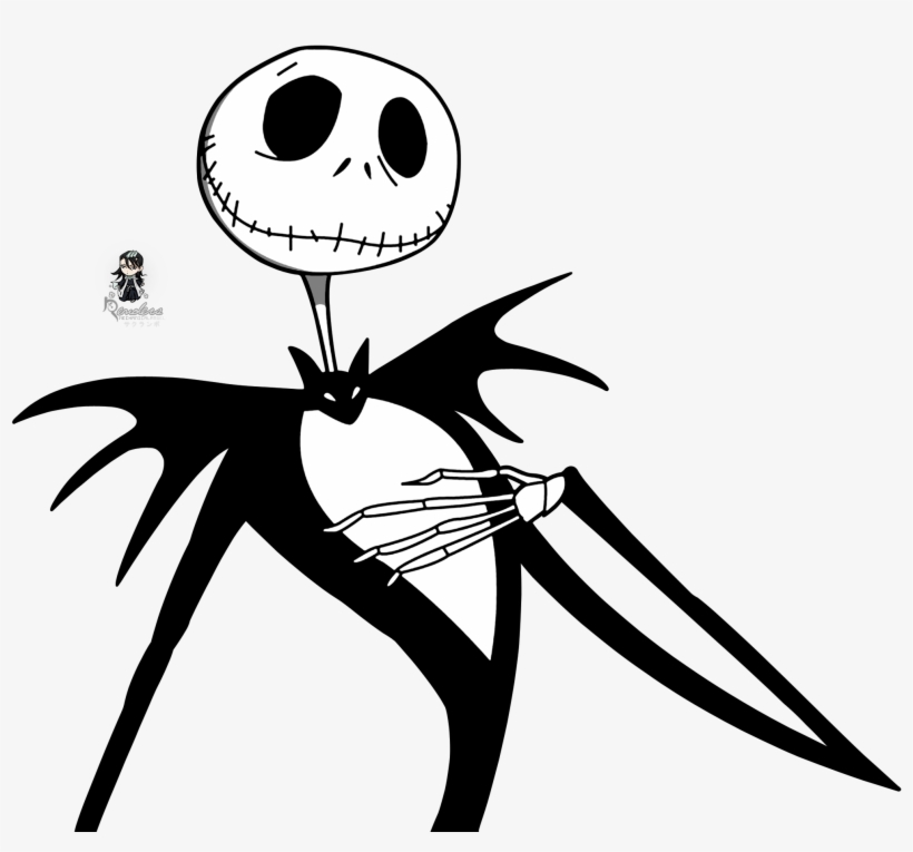 Nightmare Before Christmas Silhouette - Nightmare Before Christmas Jack Clipart, transparent png #220479