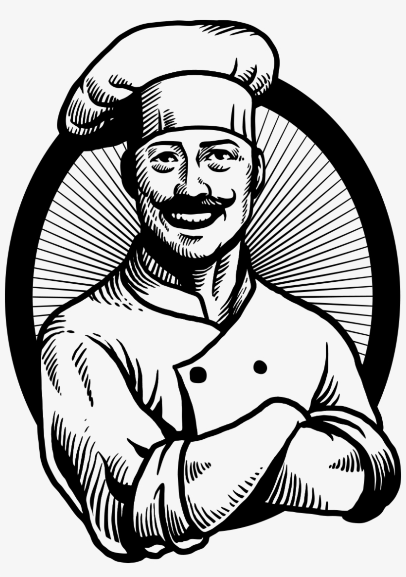 Vinilo Decorativo Chef Vintage Svg Download - Chef Vintage Png, transparent png #220625