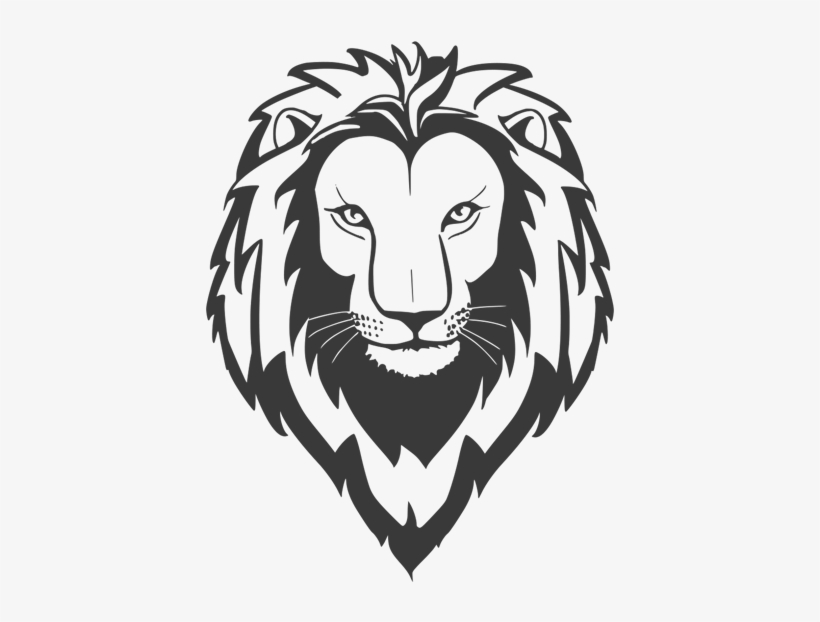 Free Lion Head Png - Lion Head Png White, transparent png #221005