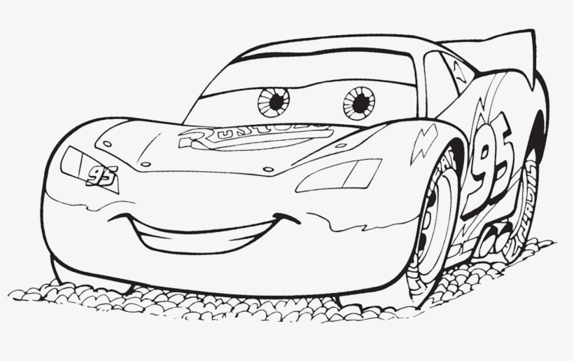 Quelle Couleur Utiliser Pour Colorier Flash Mc Queen - Coloriage Cars, transparent png #221142