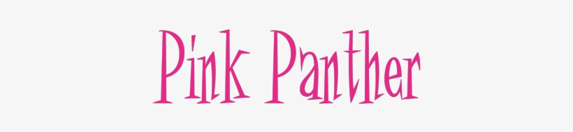 Pink Panther Logo - Pink Panther, transparent png #221447