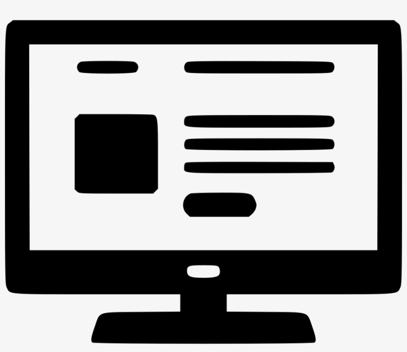 Computer Website Account System Comments - Computer Website Icon, transparent png #221473