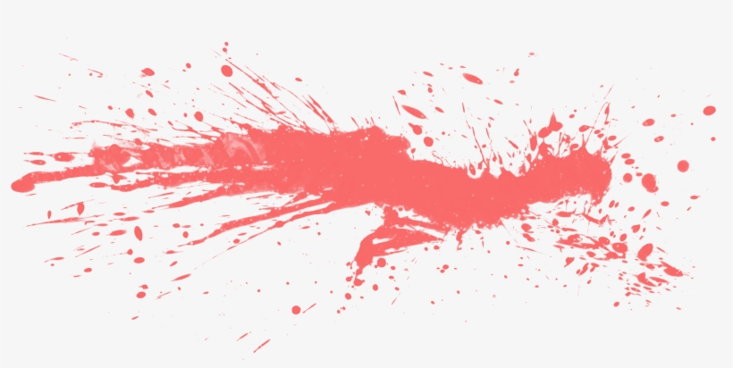 Blood On A Transparent Background - Splatter Long, transparent png #221535