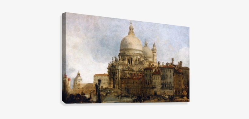View Of The Church Of Santa Maria Della Salute Canvas - View Of The Church Of Santa Maria Della Salute, On, transparent png #221655