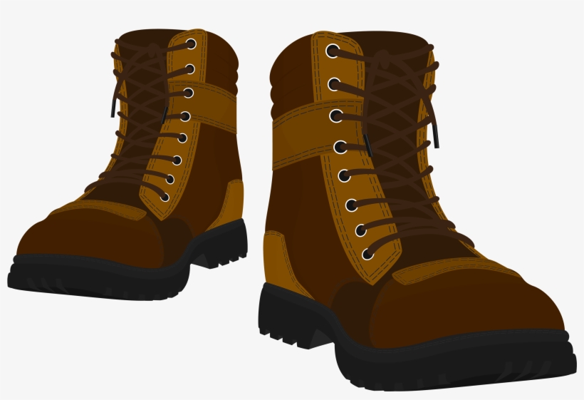 Brown Male Boots Png Clipart - Clipart Boots, transparent png #221857