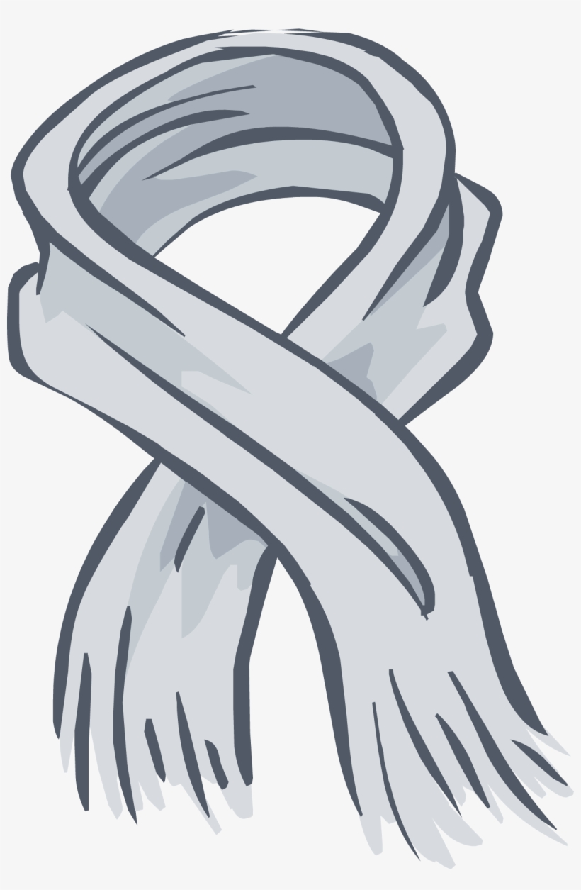 Heather Grey Scarf - Scarf Png, transparent png #221880