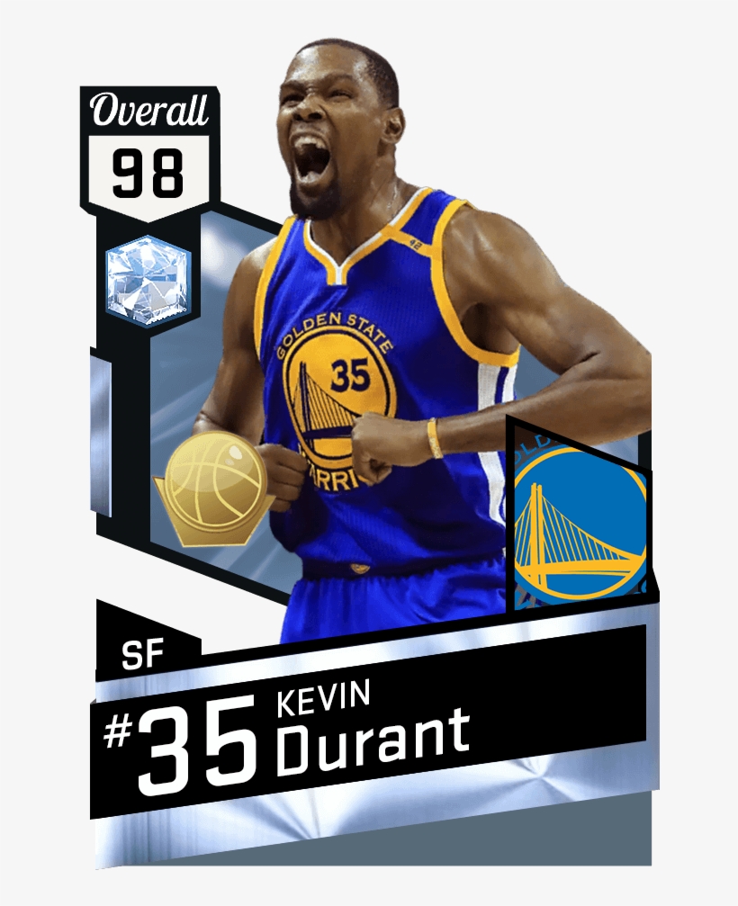 Kevin Durant - Diamond Kevin Durant 2k17, transparent png #222141