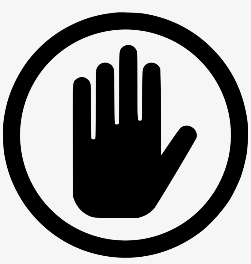 Hand Warning Comments - Iconfinder, transparent png #222244
