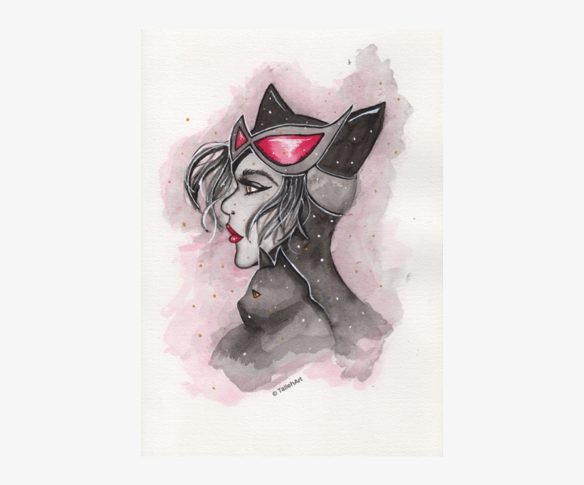 Catwoman Print - A4/a6 - Painting, transparent png #222307