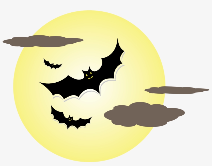 Halloween Transparent Full Moon Cartoon - Transparent Full Moon Clipart, transparent png #222361