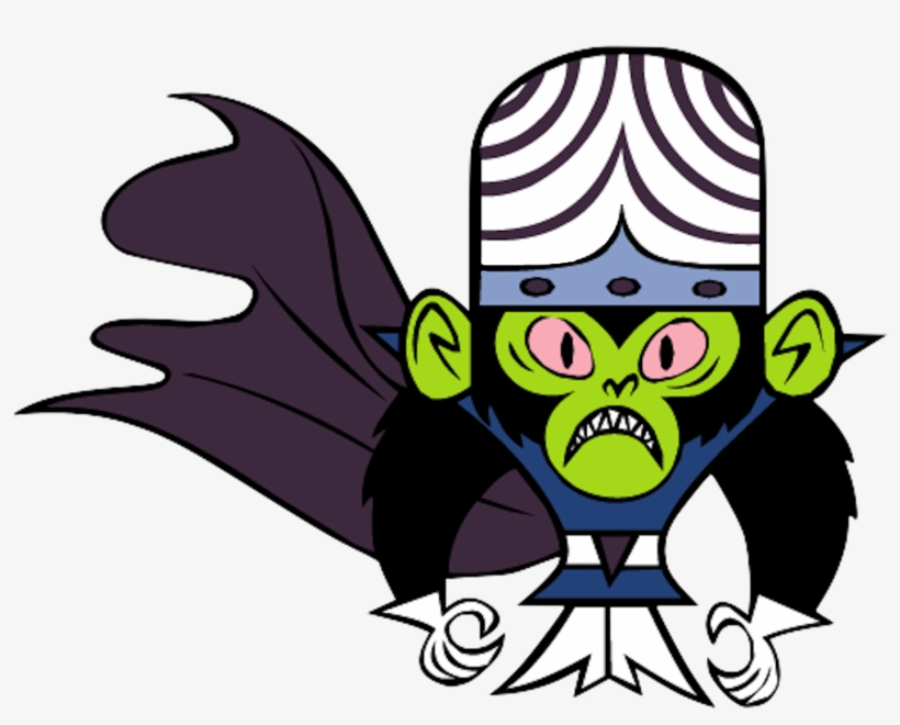 Mojo Jojo Is A Supervillain In The Cartoon Network - Powerpuff Girls  Villains - Free Transparent PNG Download - PNGkey