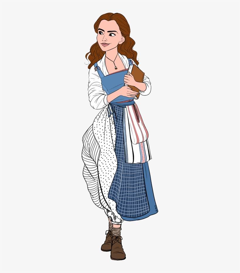Belle Beast Belle - Beauty And The Beast Live Action Fan Art, transparent png #222615