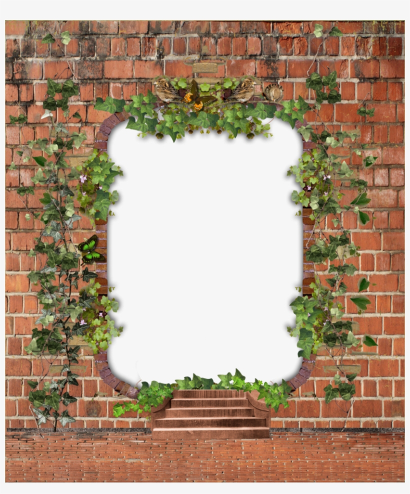 Go To Image - Brick Wall Frame Png, transparent png #222620