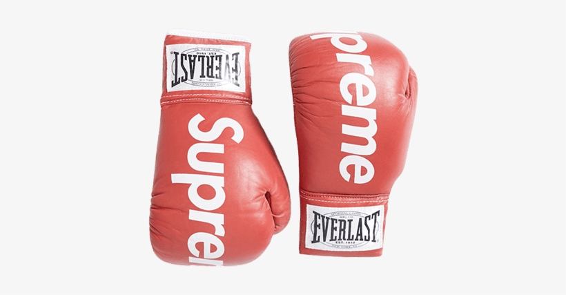 2008 Supreme X Everlast Boxing Gloves - Supreme, transparent png #222637