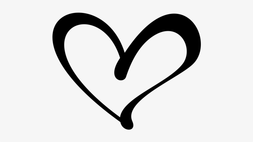 Download Heart Black And White Png Heart Svg Free Free Transparent Png Download Pngkey