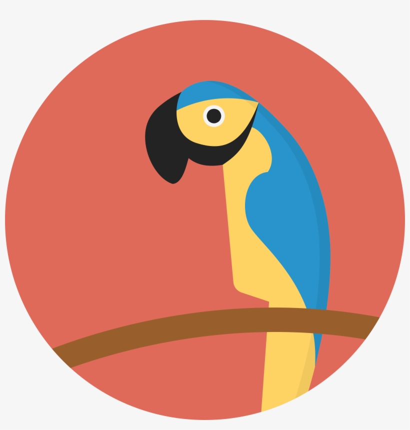 File Creative Tail Animal Wikimedia Commons Open - Parrot In A Circle, transparent png #222939