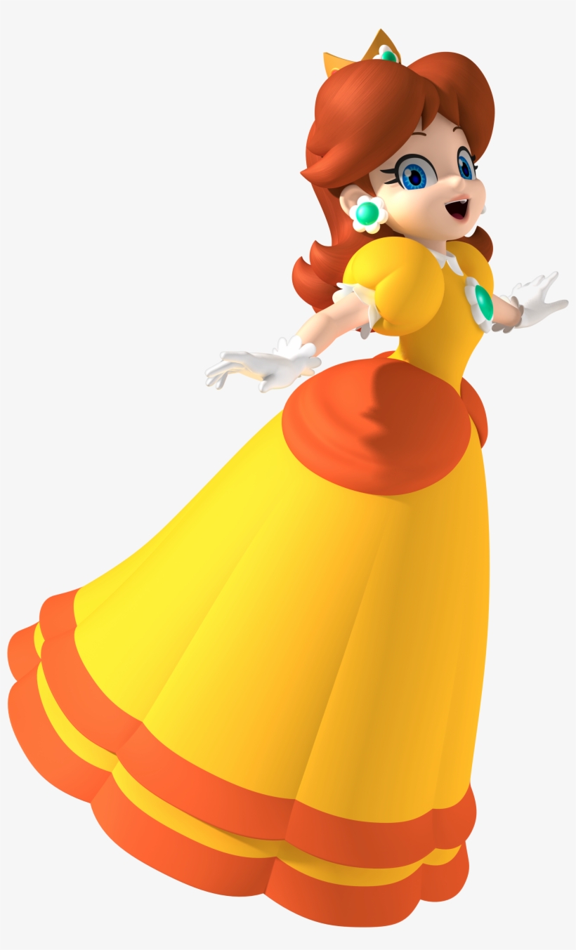 Based Off Of Princess Daisy - Princess Daisy Mario Party 8, transparent png #222970