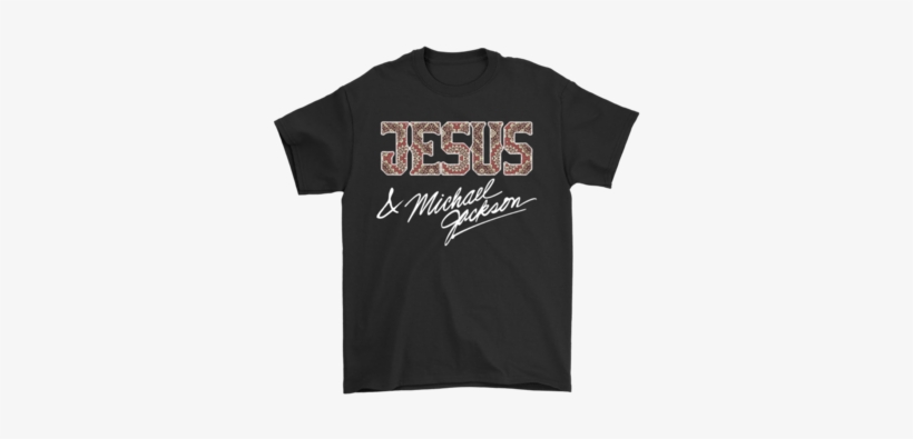 Jesus And Michael Jackson Shirts T Shirt Gildan Mens - Mars Tshirt, transparent png #223147
